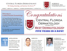 Tablet Screenshot of cflderm.com